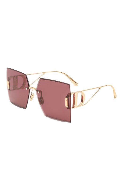 женские квадратные солнцезащитные очки dior eyewear, розовые