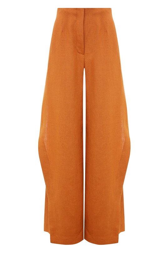 женские брюки alberta ferretti, оранжевые