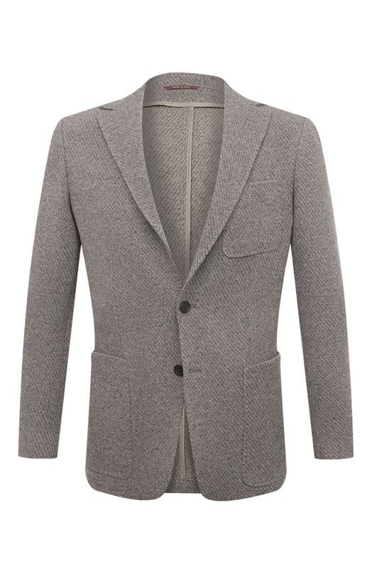 мужской пиджак canali, серый