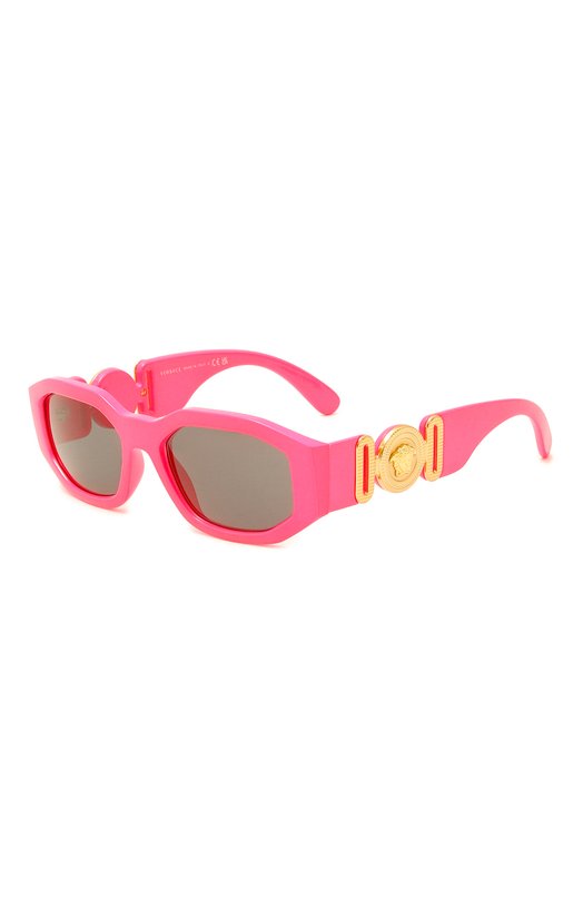 женские солнцезащитные очки versace, розовые