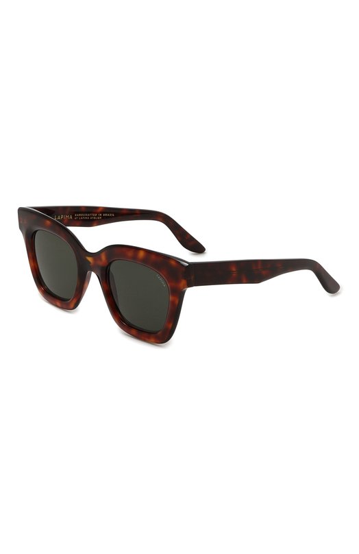 женские квадратные солнцезащитные очки lapima, коричневые