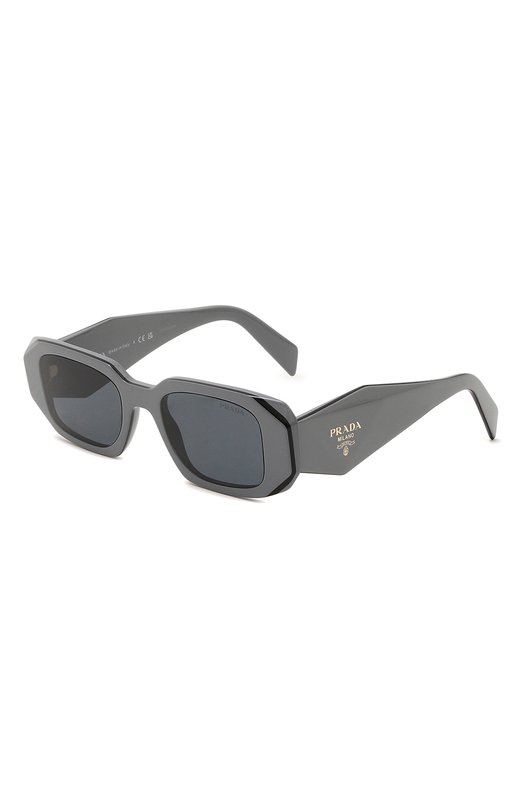 женские солнцезащитные очки prada, серые