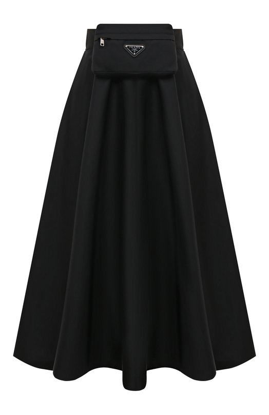 женская юбка prada, черная