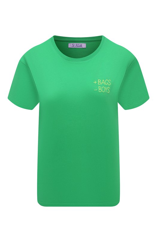 женская футболка mc2 saint barth, зеленая