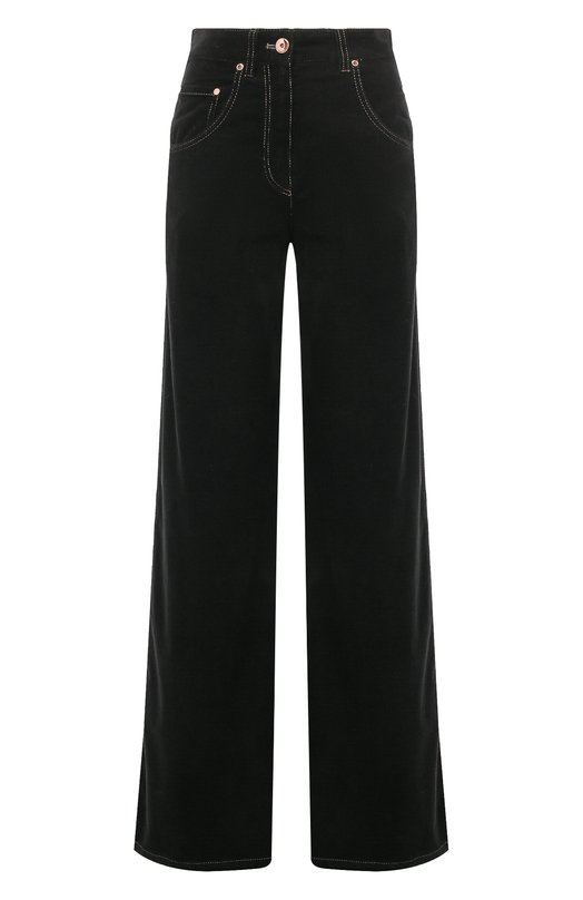 женские кашемировые брюки brunello cucinelli, черные