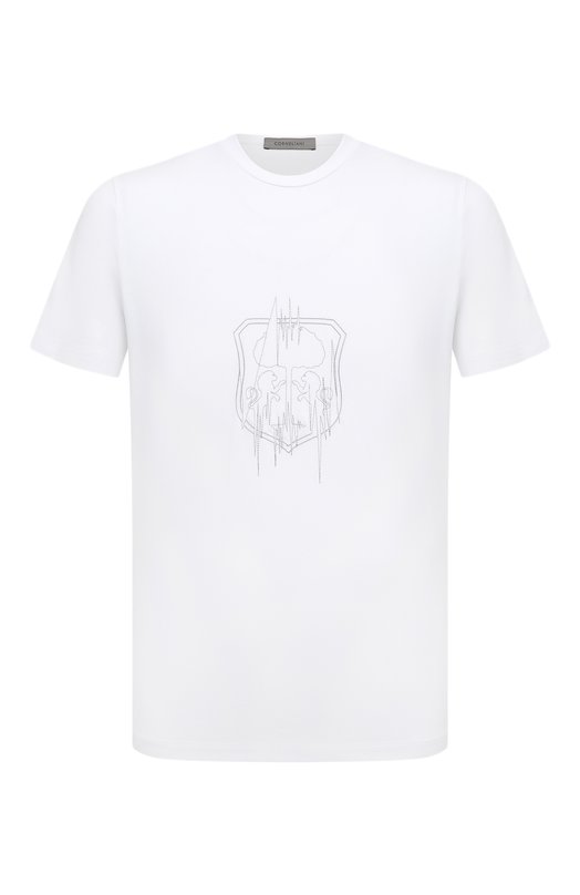 мужская футболка corneliani, белая