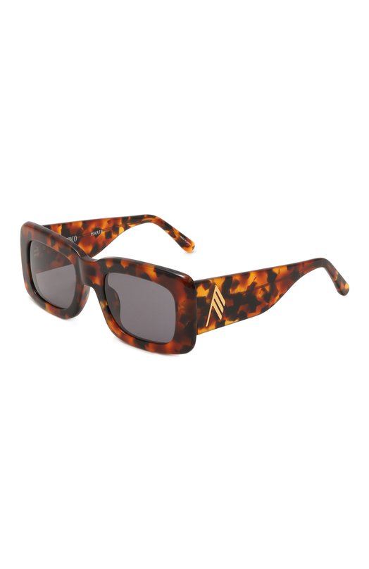 женские солнцезащитные очки the attico, коричневые