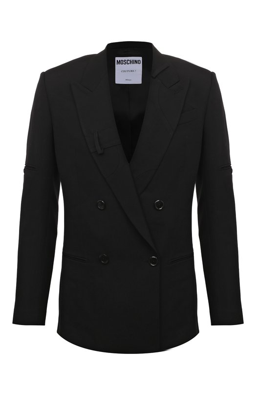 мужской пиджак moschino, черный