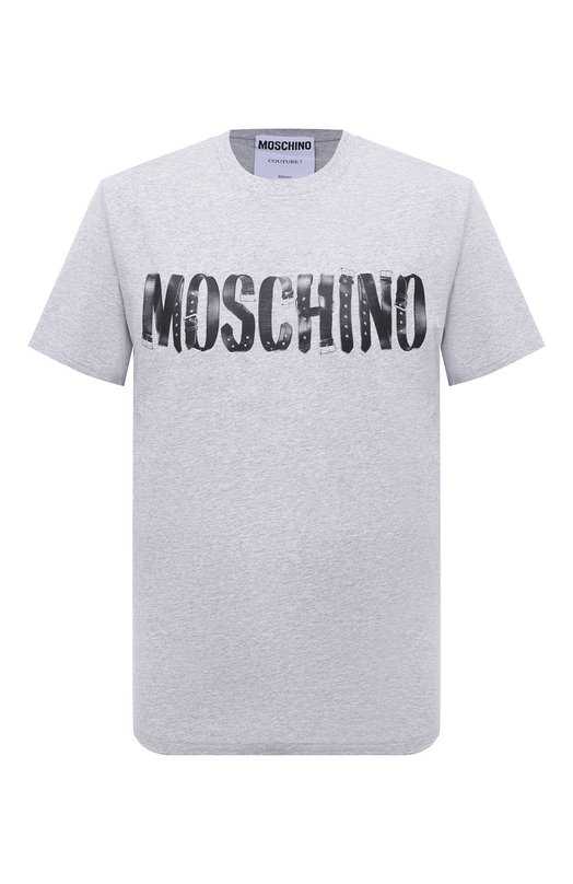 мужская футболка moschino, серая