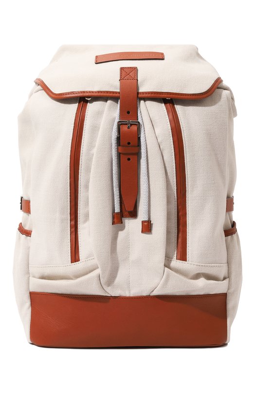 мужской рюкзак brunello cucinelli, белый
