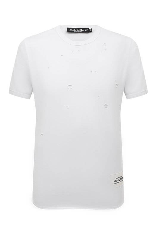 мужская футболка dolce & gabbana, белая