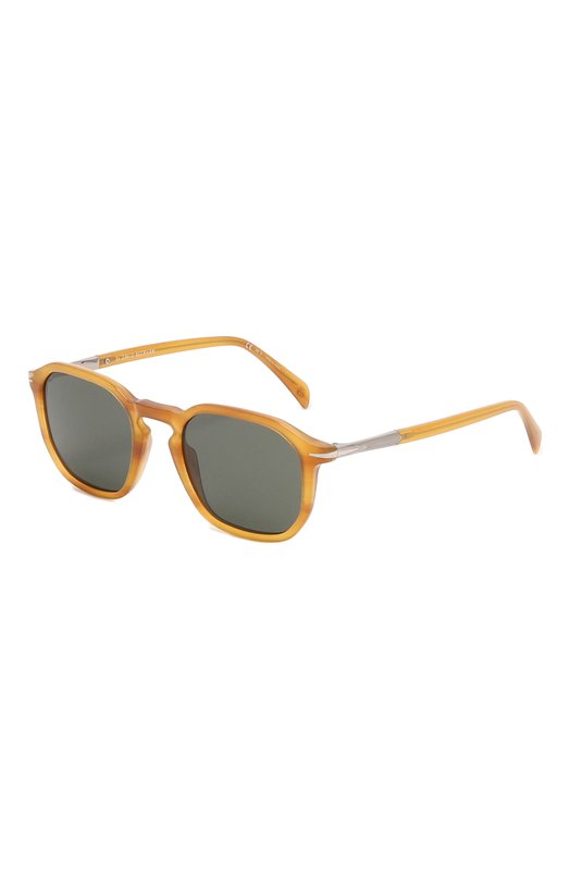 мужские квадратные солнцезащитные очки david beckham, коричневые