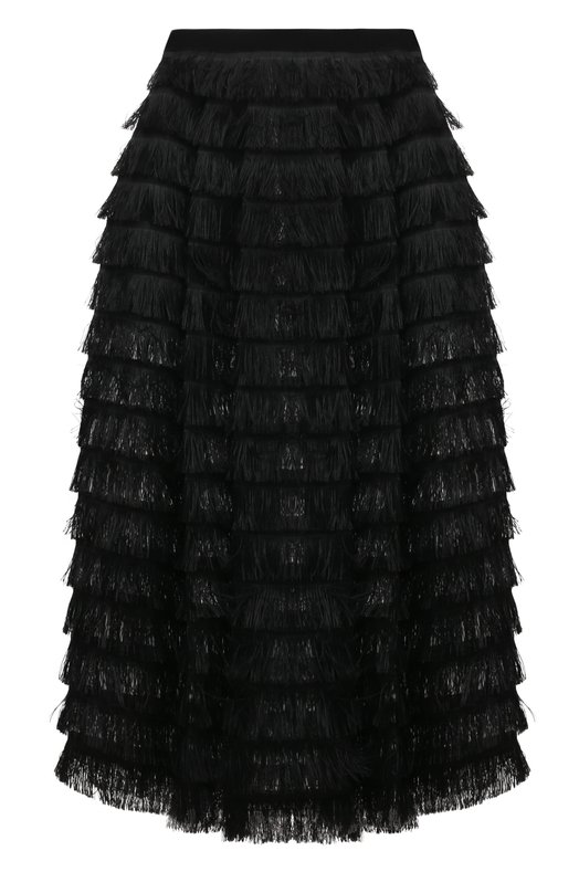 женская юбка alberta ferretti, черная