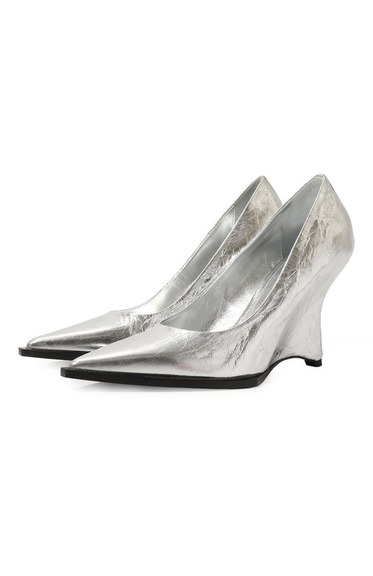 женские туфли mattia capezzani, серебряные