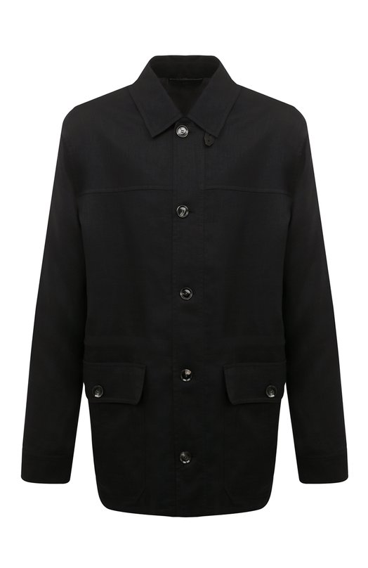 мужская куртка brioni, черная