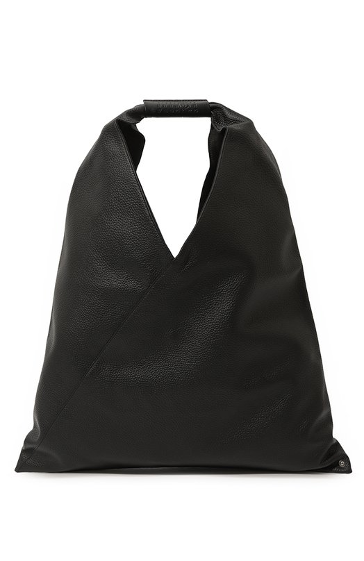 женская сумка-шоперы mm6, черная