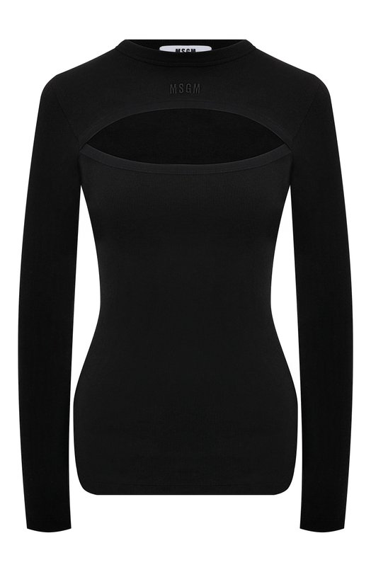 женский пуловер msgm, черный