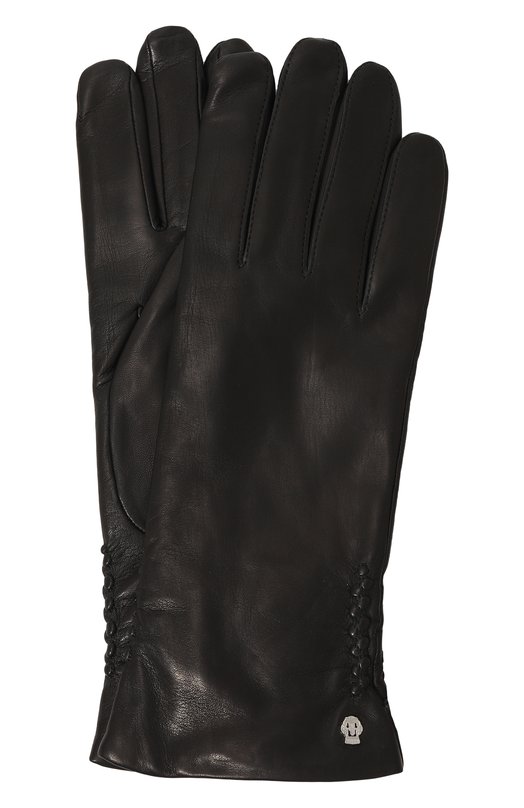 женские кожаные перчатки roeckl, черные