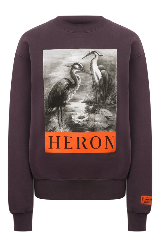 женский свитшот heron preston, фиолетовый