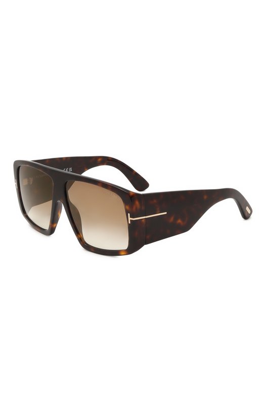 женские солнцезащитные очки tom ford, коричневые