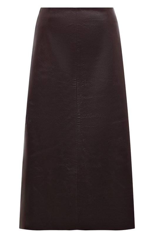 женская кожаные юбка noble&brulee, бордовая