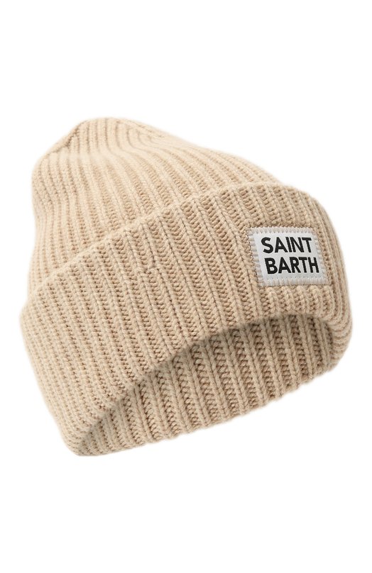 женская шерстяные шапка mc2 saint barth, бежевая