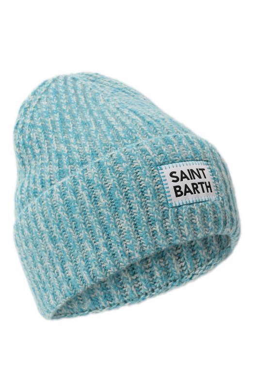 женская шерстяные шапка mc2 saint barth, голубая