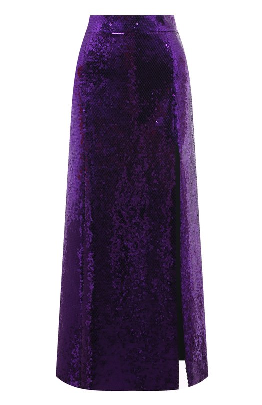 женская юбка-трапеции gucci, фиолетовая