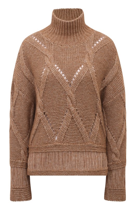 женский шерстяные свитер mrz, коричневый