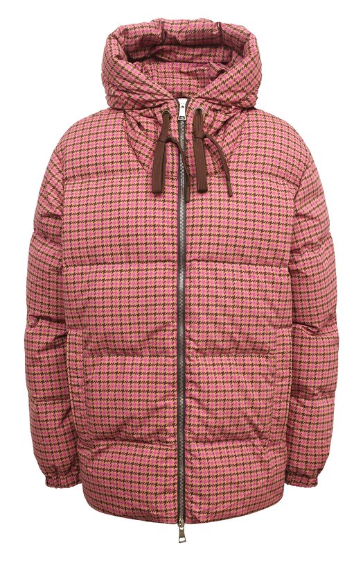женская утепленные куртка mc2 saint barth, розовая