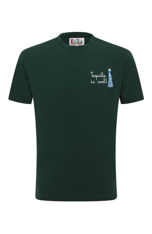 мужская футболка mc2 saint barth, зеленая