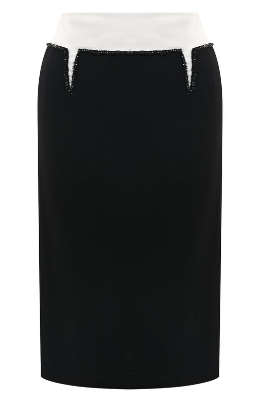 женская шерстяные юбка n21, черная