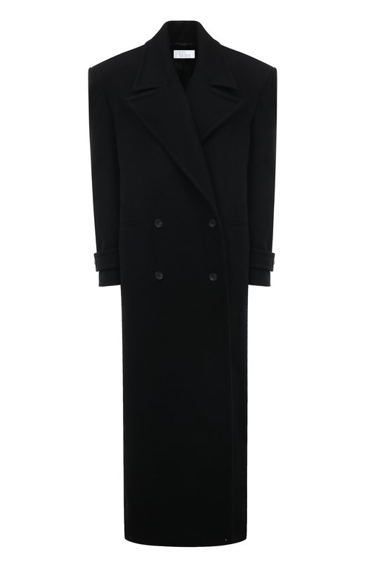 женское шерстяное пальто giuseppe di morabito, черное