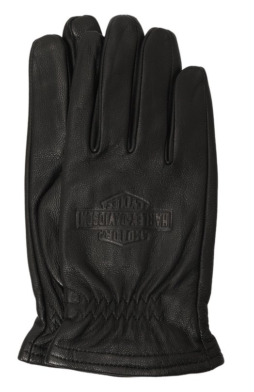 мужские кожаные перчатки harley-davidson, черные