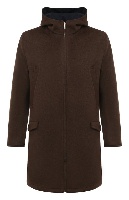 мужское пальто must, коричневое