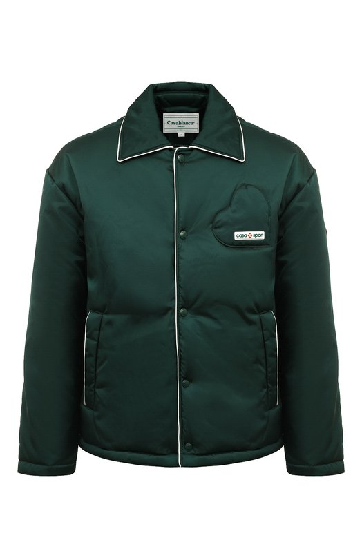 мужская утепленные куртка casablanca, зеленая
