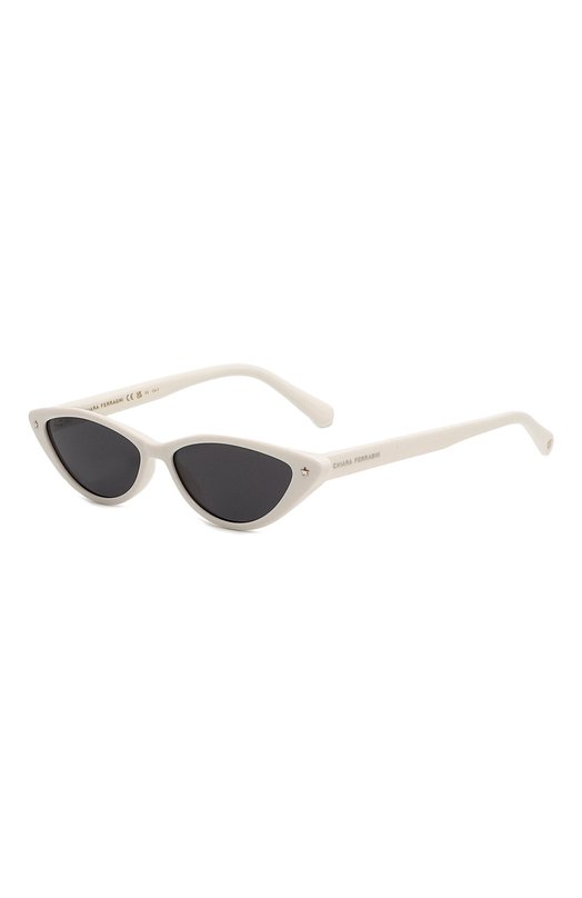 женские солнцезащитные очки chiara ferragni, белые