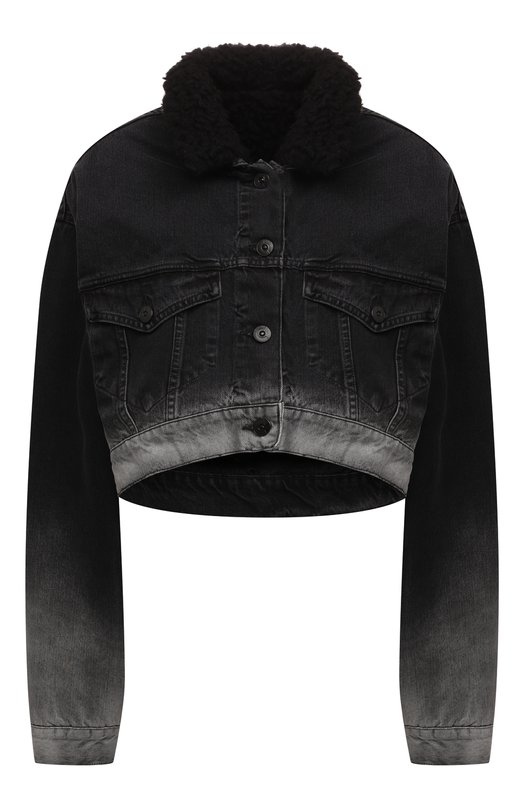 женская джинсовые куртка 3x1, черная
