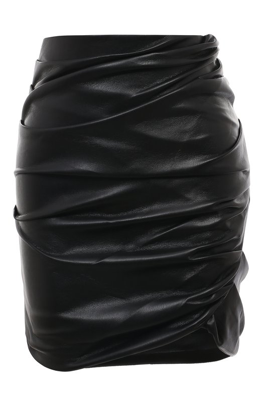 женская кожаные юбка philosophy di lorenzo serafini, черная