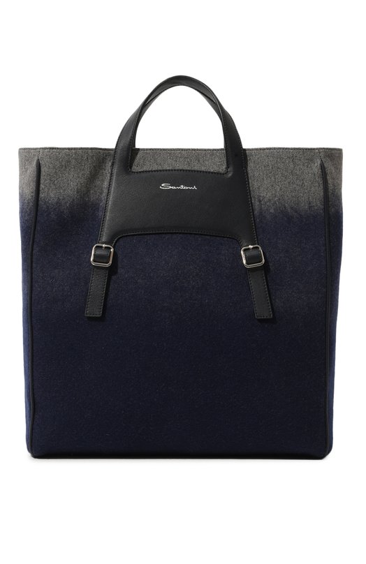 мужская сумка-шоперы santoni, синяя