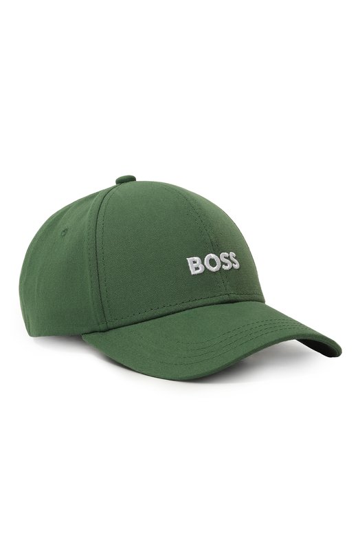 мужская бейсболка boss, зеленая