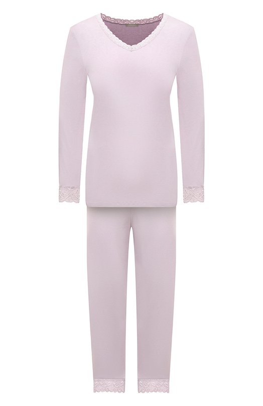 женская пижама hanro, розовая