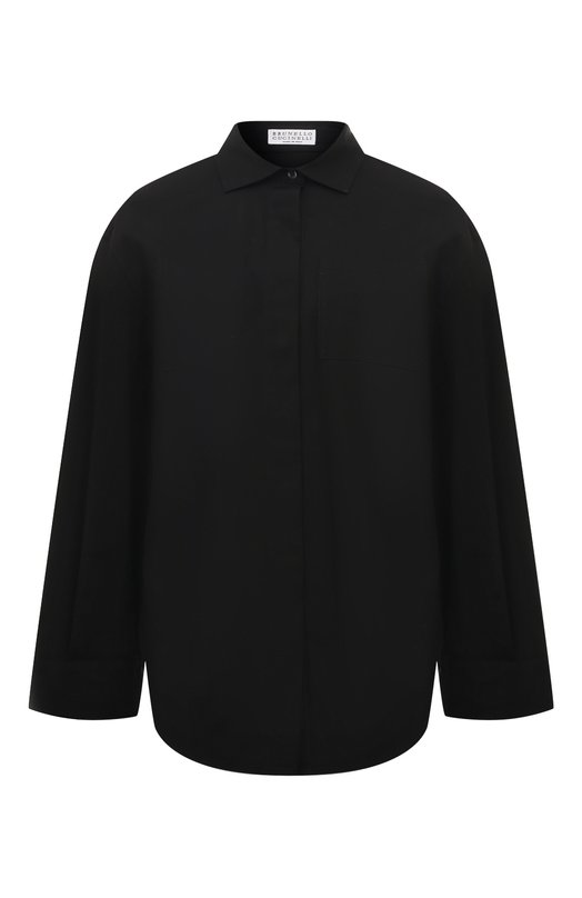 женская блузка brunello cucinelli, черная