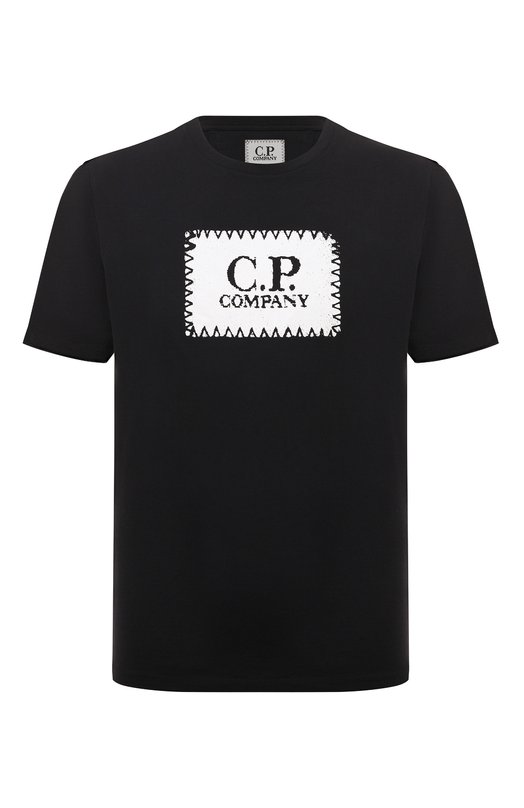 мужская футболка c.p. company, черная
