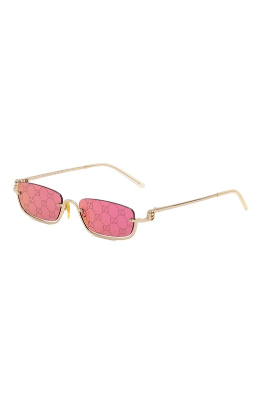 женские солнцезащитные очки gucci, розовые