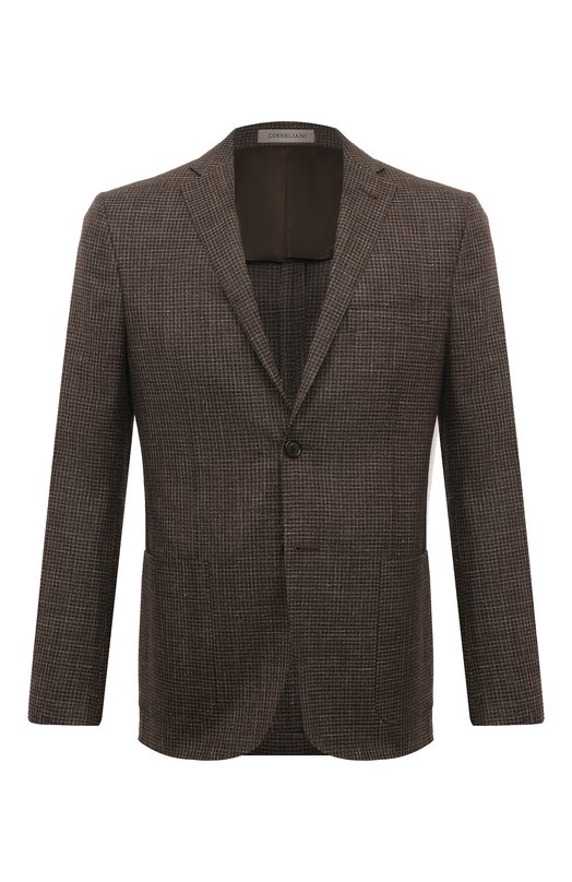 мужской пиджак corneliani, коричневый