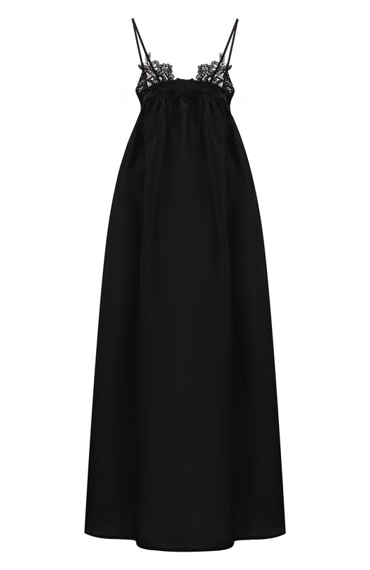 женское шелковые платье maurizio, черное