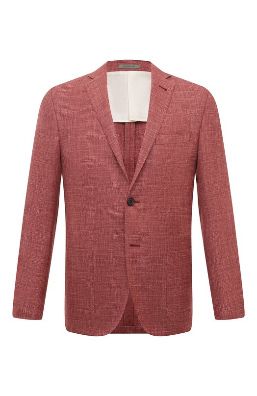 мужской шелковые пиджак corneliani, красный