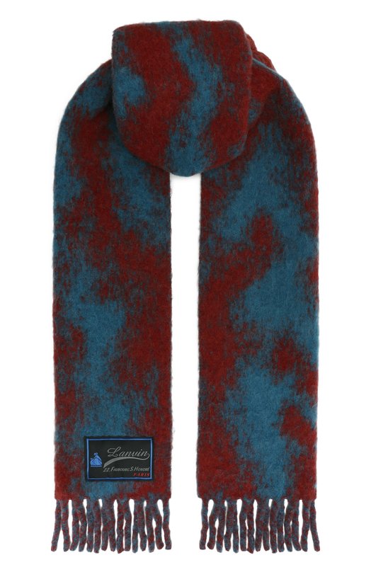 женский шерстяные шарф lanvin, разноцветный