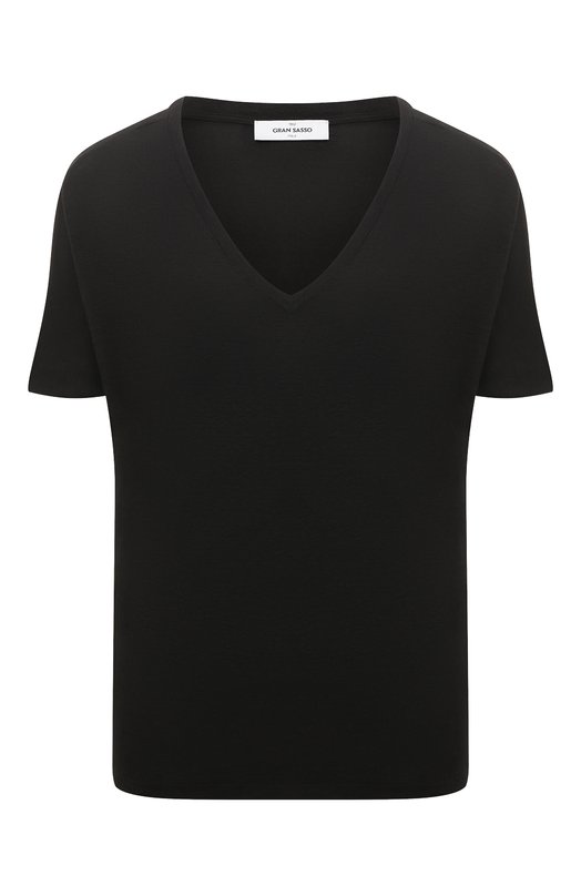женская футболка gran sasso, черная